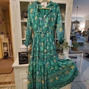 SOLD gypsy  revolve green seashell gown